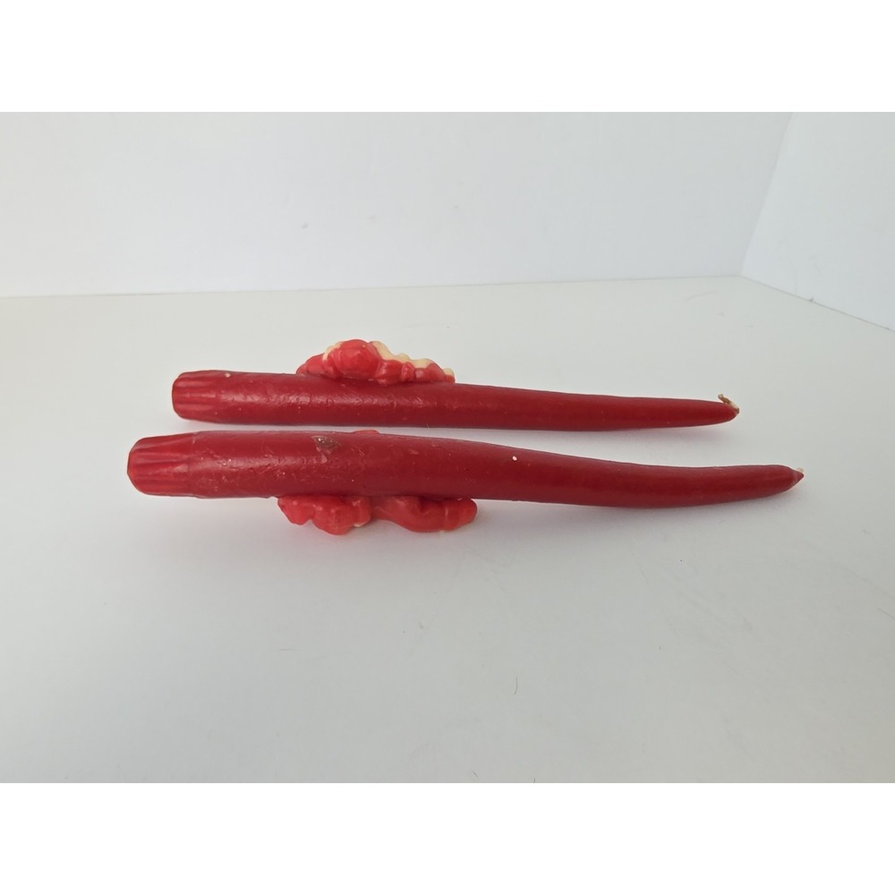 Vintage Christmas candle Santa Claus taper - Picture 2 of 2